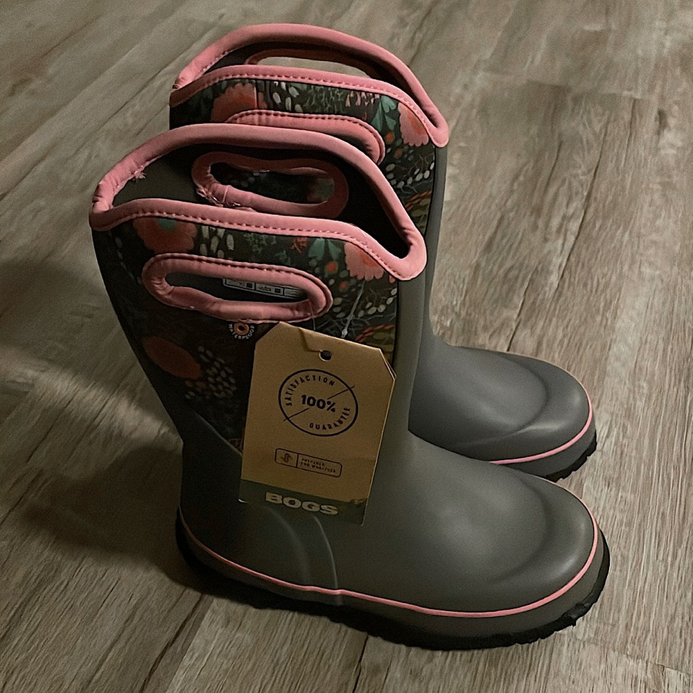 Bogs Kids Slushie Reef Rain Boots Youth Size 2